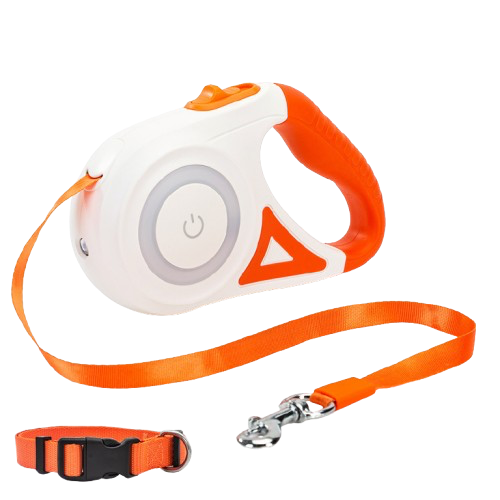 Pet Leash Retractable And Pet Collar Spotlight