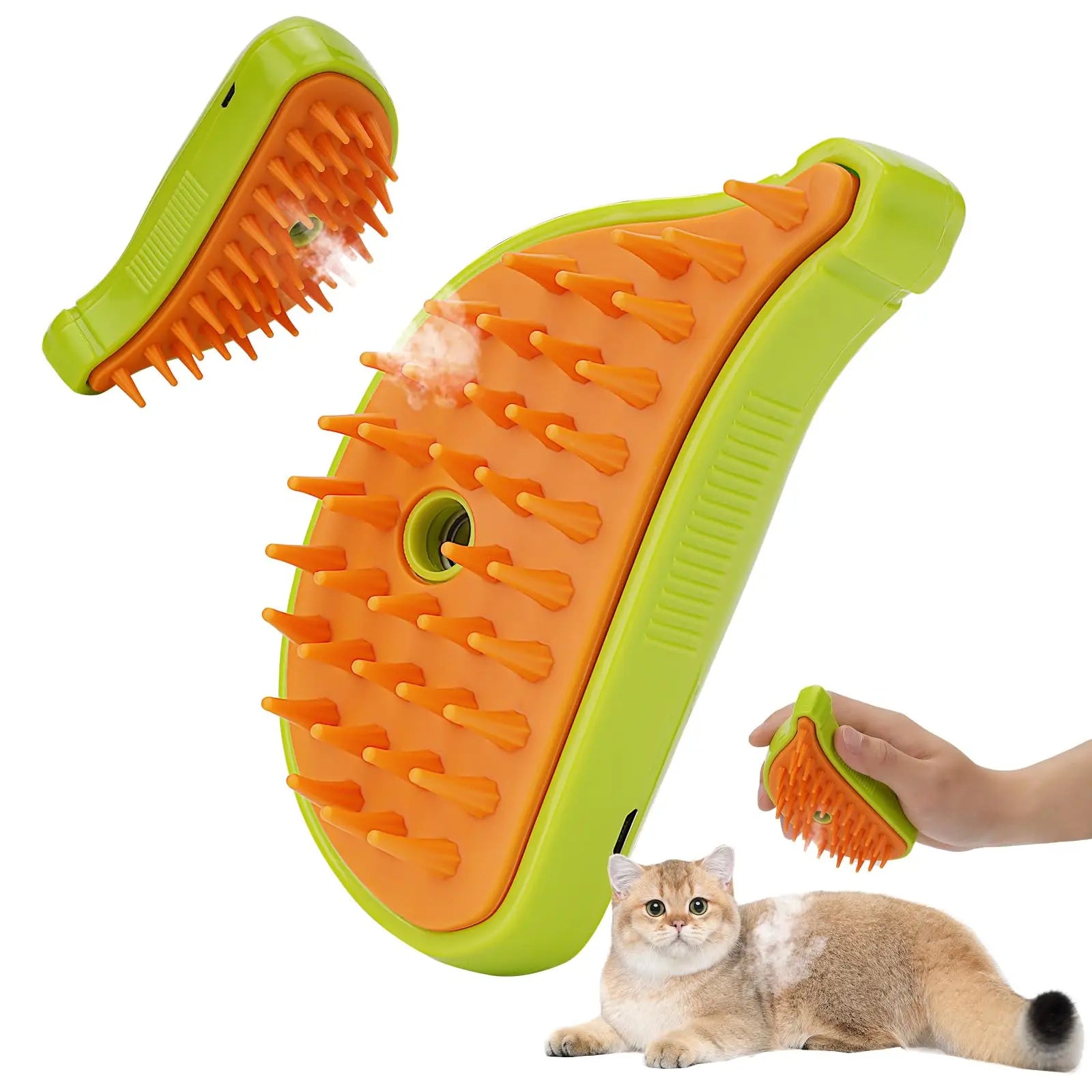 3 In 1 Pet Steam Brush Massage, Hair Removal
